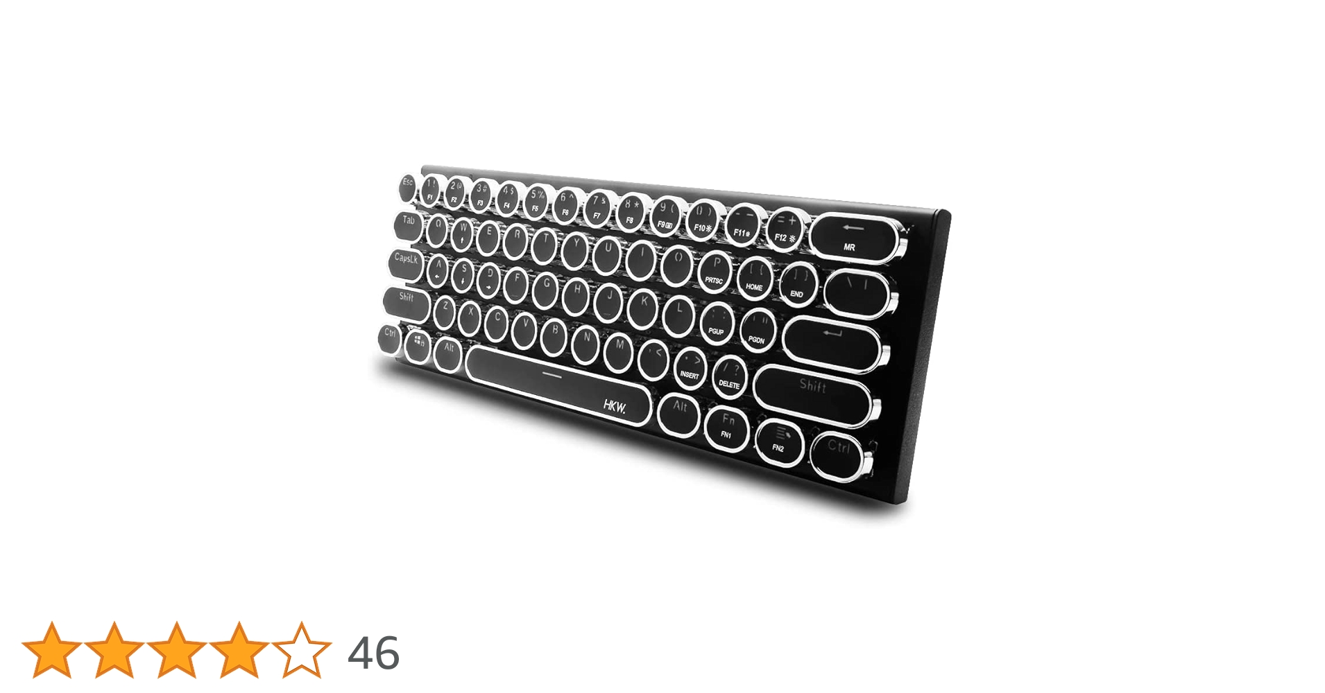 【定価¥11,500】タイプライター風キーボード　青軸 WE-TYPKBJIS-AN タイプライター風メカニカルキーボード 青軸 JIS